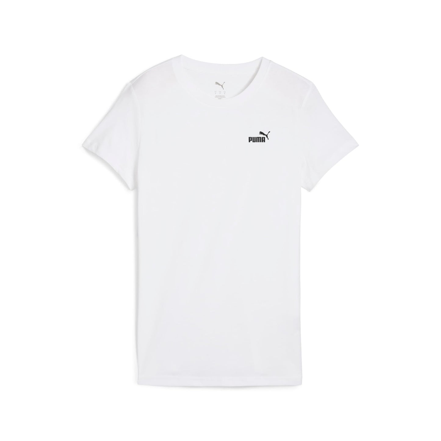 PUMA ESS - Talla S para mujer, talla S 1 camiseta con logotipo, Gris Claro Jaspeado, M