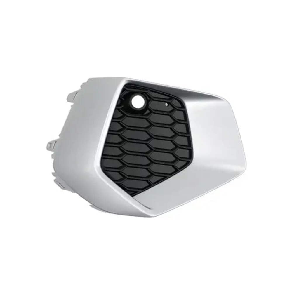 Car Craft Compatible With Audi A3 2020+ S Line Bumper Fog Lamp Grill Frame Cover Black Silver