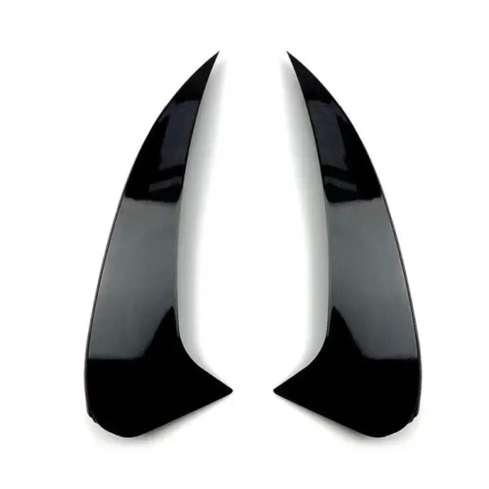 Car Craft Compatible with Mercedes CLS W257 C257 2018+ Front Amg Bumper Flag Side Lip Spoiler Skirst Splitter Zst-138 Gb Glossy Black
