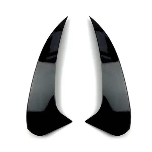Car Craft Compatible with Mercedes CLS W257 C257 2018+ Front Amg Bumper Flag Side Lip Spoiler Skirst Splitter Zst-138 Gb Glossy Black