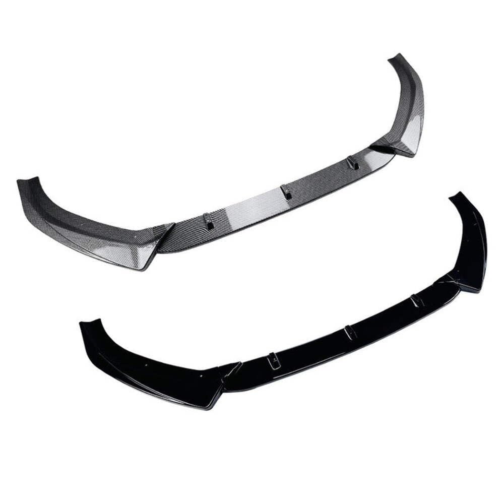 Car Craft Compatible With Audi A3 8v Facelift S Line 2017-2020 Front Bumper Lip Skirt Splitter Spoiler Zst-985 Carbon Fiber Look CC-7137