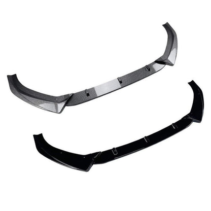 Car Craft Compatible With Audi A3 8v Facelift S Line 2017-2020 Front Bumper Lip Skirt Splitter Spoiler Zst-985 Carbon Fiber Look CC-7137
