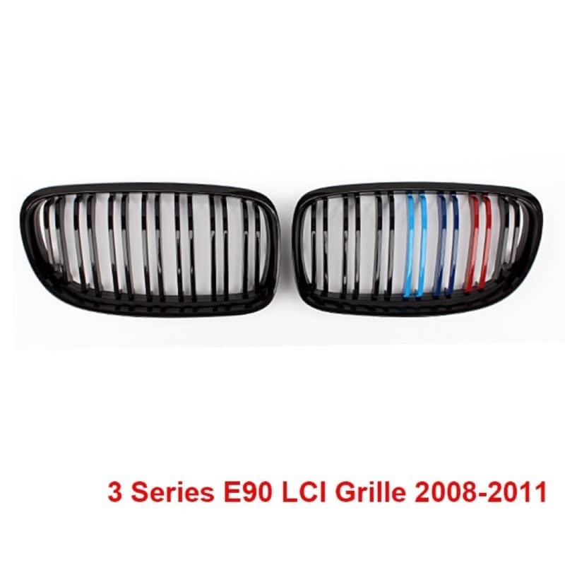 Car Craft Front Bumper Grill Compatible With Bmw 3 Series E90 2008-2012 Front Bumper Grill M Colour