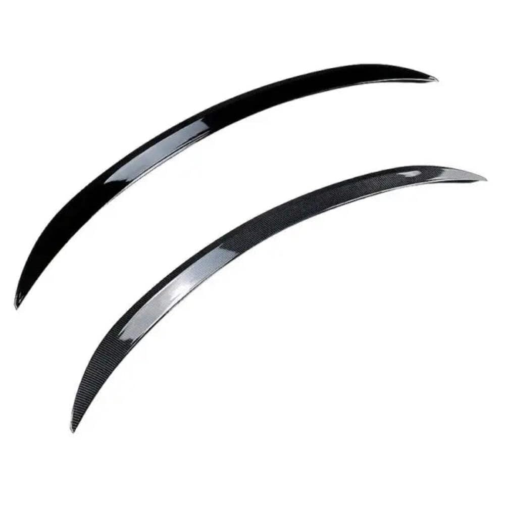Car Craft Compatible With Mercedes Gle Coupe C292 2015-2018 Amg Rear Roof Trunk Mid Wing Lip Splitter Skirts Flag Spoiler Zst-287 Gb Glossy Black
