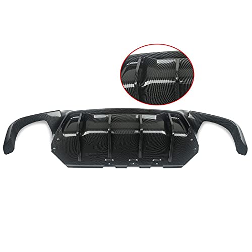 Car Craft M5 After Lip Bumper Lip Rear Diffuser Compatible With Bmw 5 Series F10 2010-2017 M5 After Lip Bumper Lip Rear Diffuser M5 Carbon Fiber Look