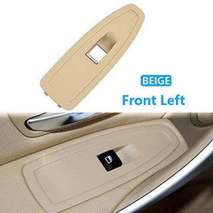 Car Craft 3 Series Window Switch Cover Compatible With Bmw 3 Series Window Switch Cover F30 2012-2018 1 Series F20 2011-2015 Beige Left