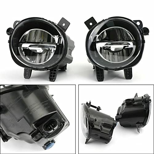 Car Craft Fog Lamp Fog Light Compatible With Bmw 3 Series F30 2012-2018 1 Series F20 2012-2015 Fog Lamp Fog Light Left Led Upgraded 63177315559 LED