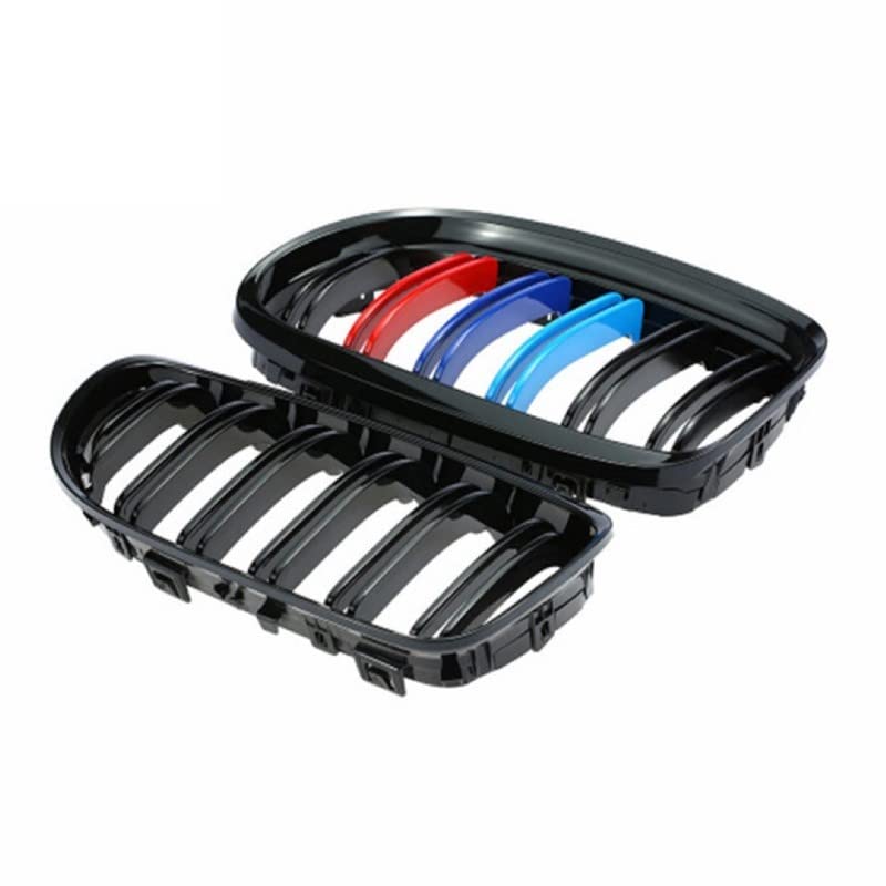 Car Craft Front Bumper Grill Compatible With Bmw 3 Series E90 2008-2012 Front Bumper Grill M Colour
