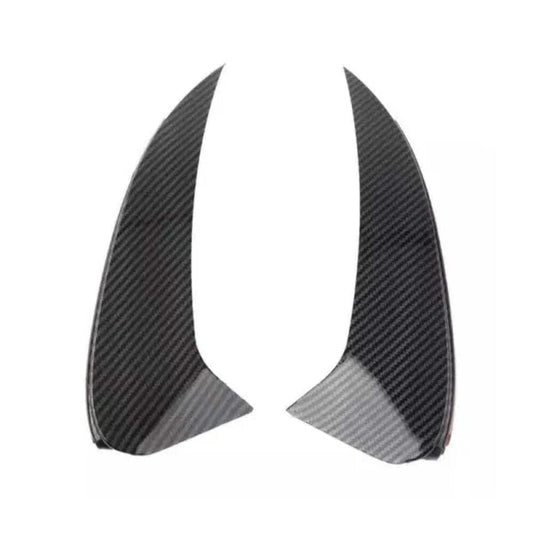 Car Craft Compatible with Mercedes CLS W257 C257 2018+ Front Amg Bumper Flag Side Lip Spoiler Skirst Splitter Zst-138 Cf Carbon Fiber Look