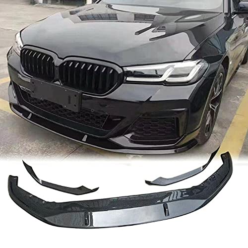 Car Craft M Performace Front Lip Bumper Lip Compatible With Bmw 5 Series G30 2017-2022 M Performace Front Lip Bumper Lip Mp Carbon Fiber Look