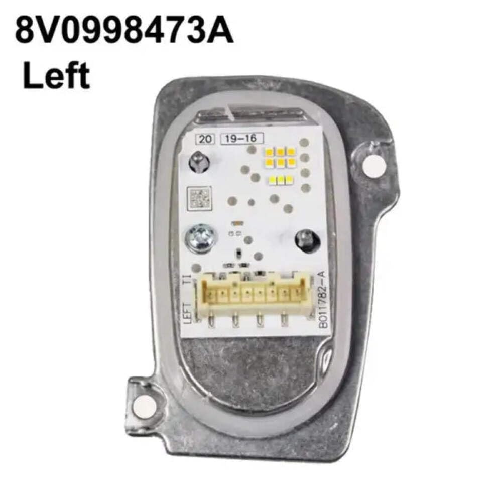 CAR CRAFT Compatible With Audi A3 S3 Rs3 Led 2017-2021 Headlight Drl Daytime Running Light Led Light Angel Eyes Control Unit Turn Signal Cornering Indicator Light Module 8v0998473a Left Led