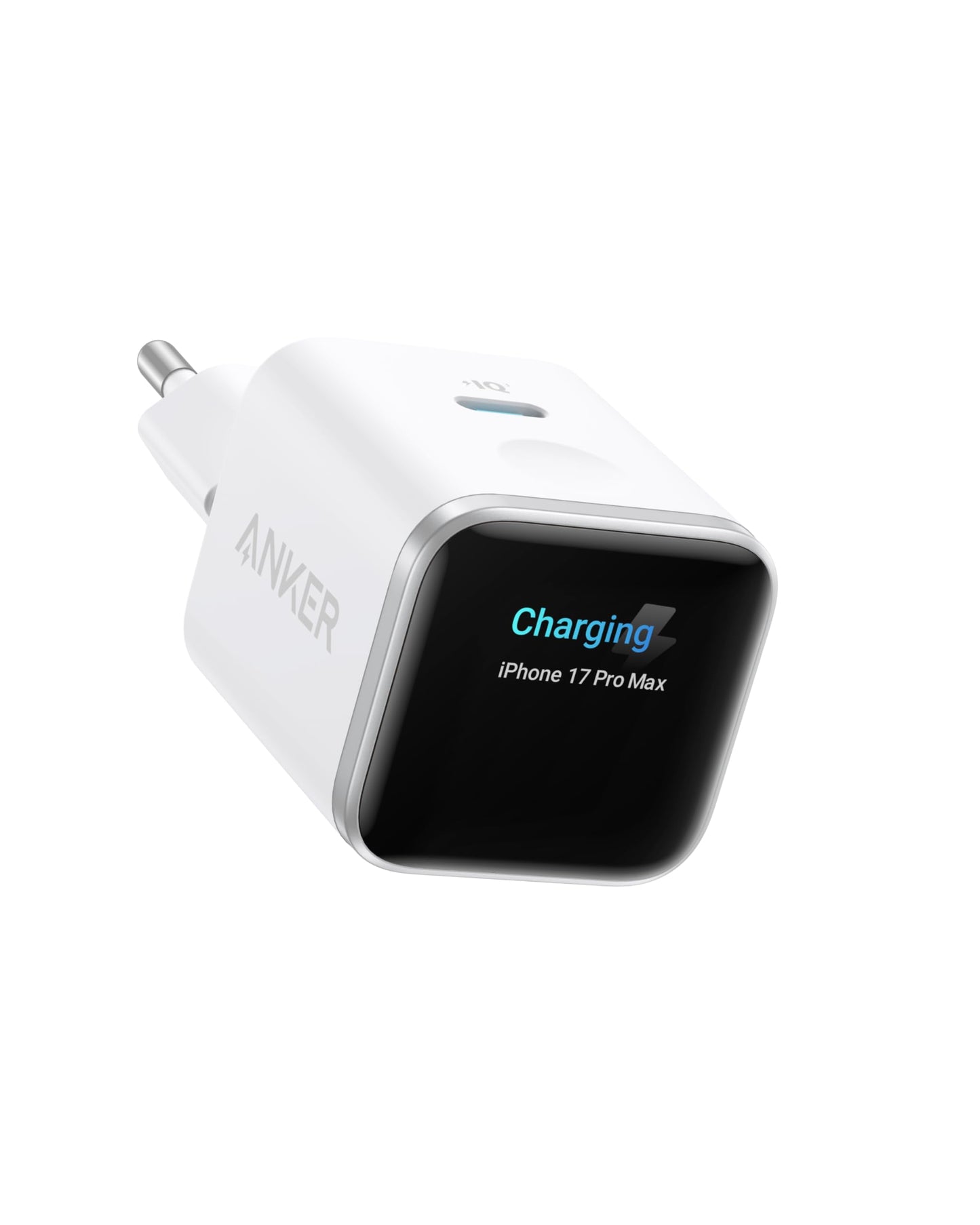 Anker ładowarka USB-C Nano, 45 W, inteligentny wyświetlacz, GaN