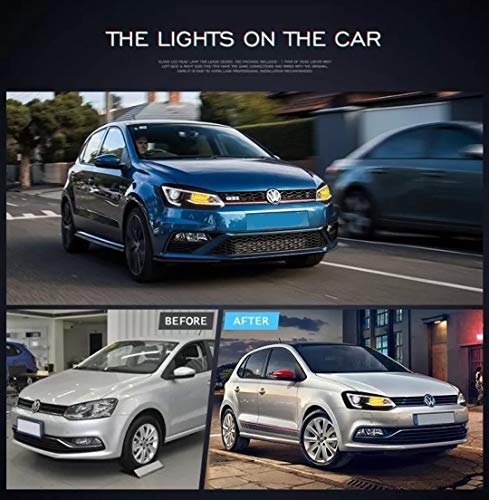 Car Craft Polo Headlight Compatible With Volkswagen Polo Headlight Polo 2010-2018 Vento 2010-2018 Led Metrix Headlight