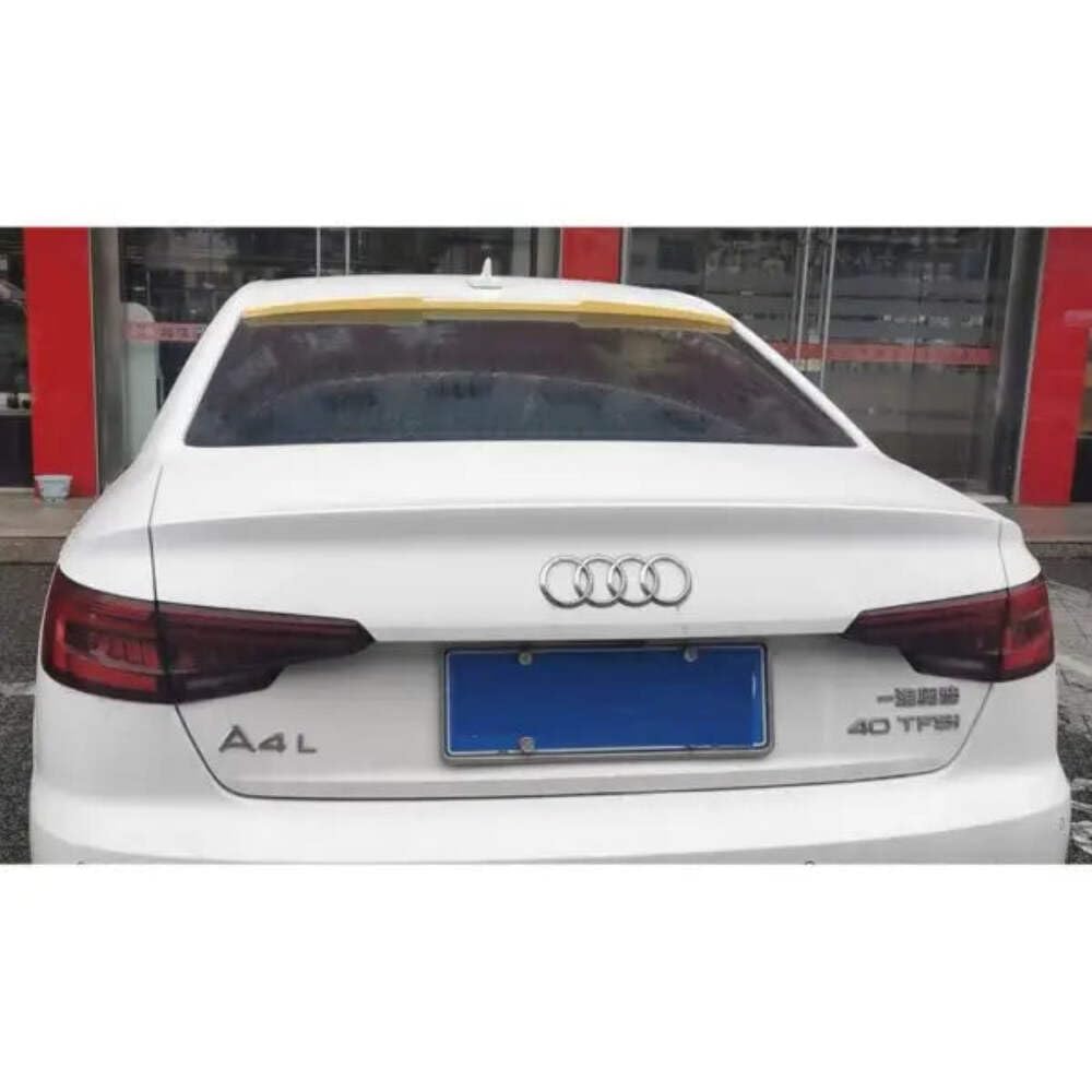 Car Craft Compatible with Audi A4 B9 2019 Rear Trunk Spoiler Rs Glossy Black AR-ADI-011 CC-2370