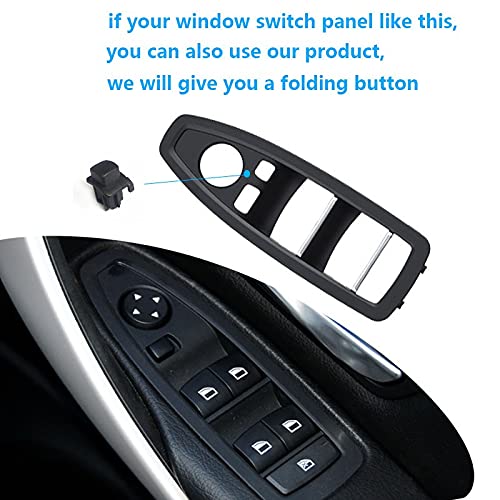 Car Craft 3 Series Window Switch Cover Compatible With Bmw 3 Series Window Switch Cover F30 2012-2018 1 Series F20 2011-2015 Black Right