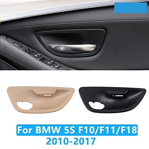 Car Craft 5 Series Door Handle Bowl Cover Compatible with BMW 5 Series Door Handle Bowl Cover 5 Series F10 2010-2017 Beige Set