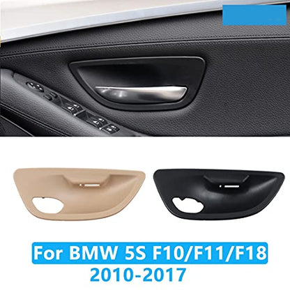 Car Craft 5 Series Door Handle Bowl Cover Compatible with BMW 5 Series Door Handle Bowl Cover 5 Series F10 2010-2017 Black Set