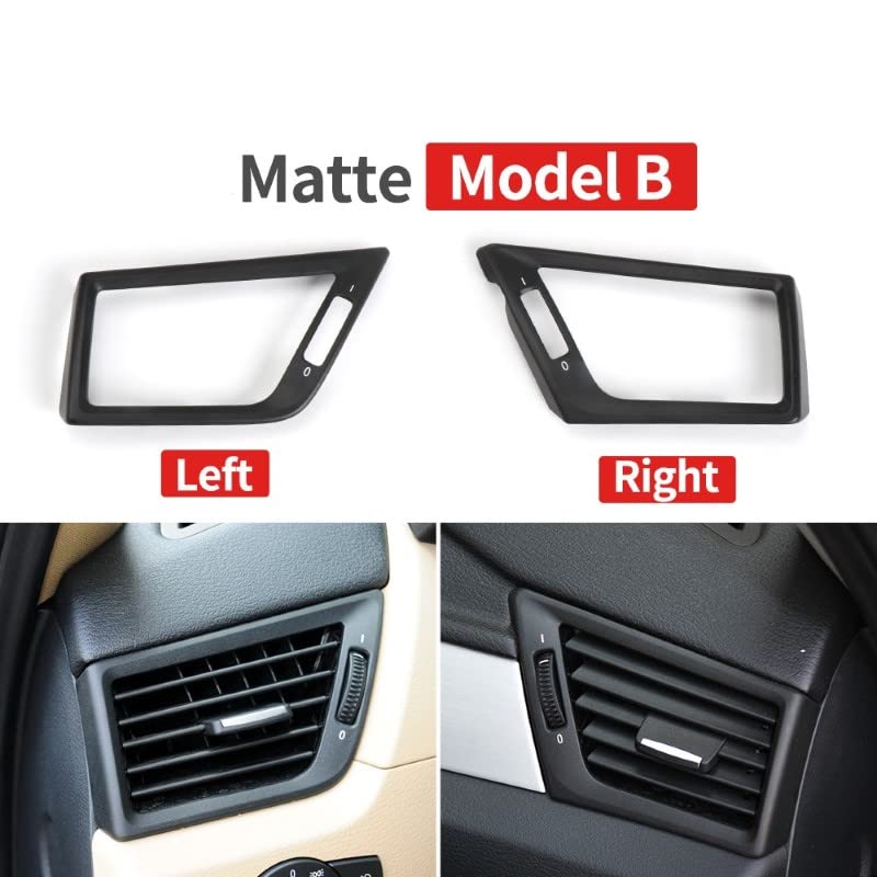 Car Craft X1 Ac Vent Ac Vent Frame Compatible With Bmw X1 Ac Vent Ac Vent Frame X1 E84 2010-2016 Left Matt Black