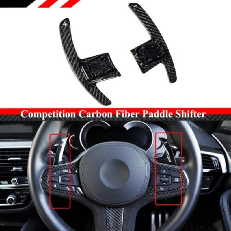 Car Craft Paddle Shifters Compatible With Bmw 2 Series F44 3 Series G20 5 Series G30 6 Series G32 7 Series G12 X3 G01 X4 G02 X5 G05 X6 G06 X7 G07 Paddle Shifters Real Carbon Fiber Sk-bmbp-002t