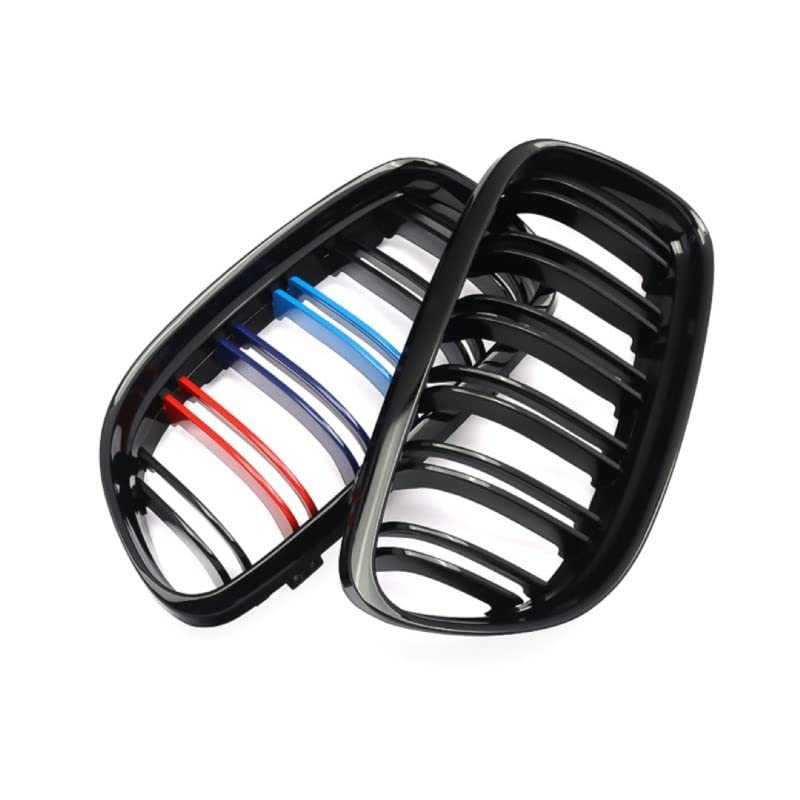 Car Craft Front Bumper Grill Compatible With Bmw 3 Series E90 2008-2012 Front Bumper Grill M Colour