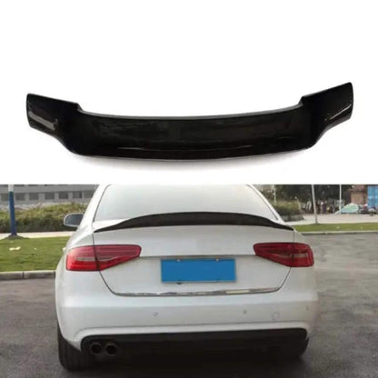 Car Craft Compatible with Audi A4 B8 2009-2016 Rear Boot Trunk Wing Lip Spoiler R Glossy Black AR-ADI-037 CC-2368