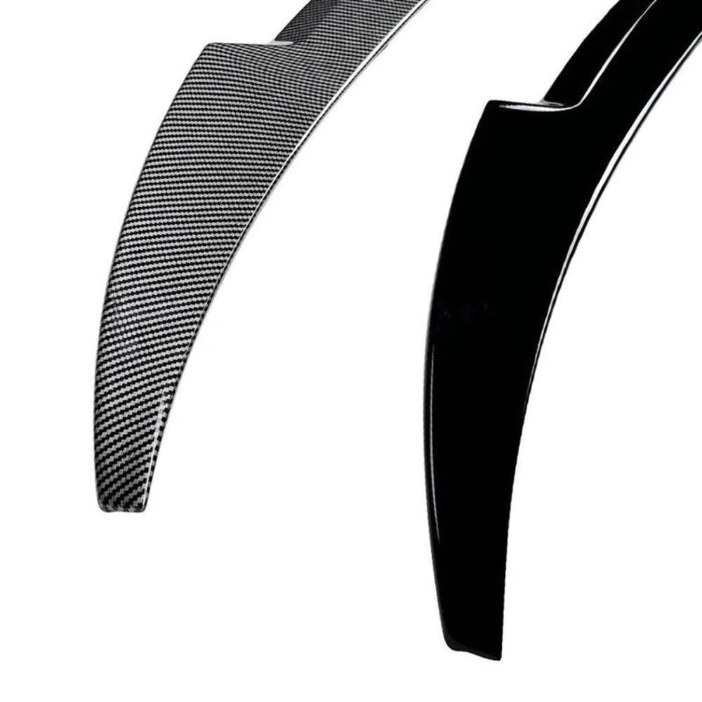 Car Craft Compatible With Audi A4 S4 B9 2017-2024 Rear Trunk Boot Roof Wing Lip Spoiler Splitter Skirts Zst-924 Carbon Fiber Look CC-7120