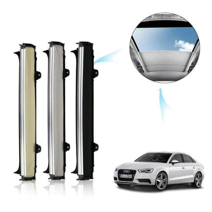 Car Craft Compatible With Audi A3 A2 2013-2018 Car Panoramic Sunroof Curtain Roof Roller Blinds Shade Cloth Curtain Assembly Single Sunroof 5gg877307a3dj Jl0m020z Beige CC-8675