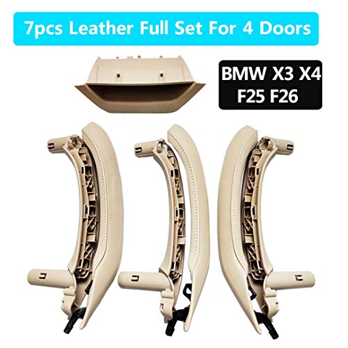 Car Craft X3 Door Handle Compatible with BMW X3 Door Handle X3 F25 2010-2017 Full Set Beige