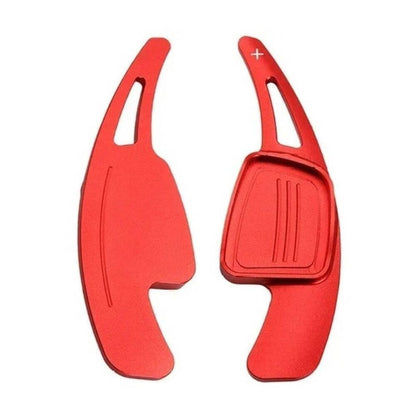 CAR CRAFT Compatible with Audi A3 S3 2017-2019 A4 2017-2019 A5 S5 2017-2019 A8 2018 Q5 2018 R8 2018 Q7 2016 2019 Tt 2015-2019 Paddle Shifter Red Btbp-011 CC-6304