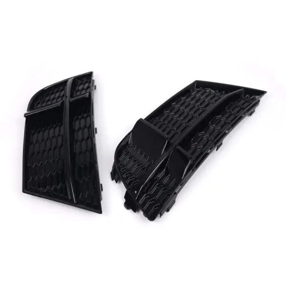 Car Craft Compatible With Audi A3 2015-2017 S Line Bumper Fog Lamp Grill Frame Cover