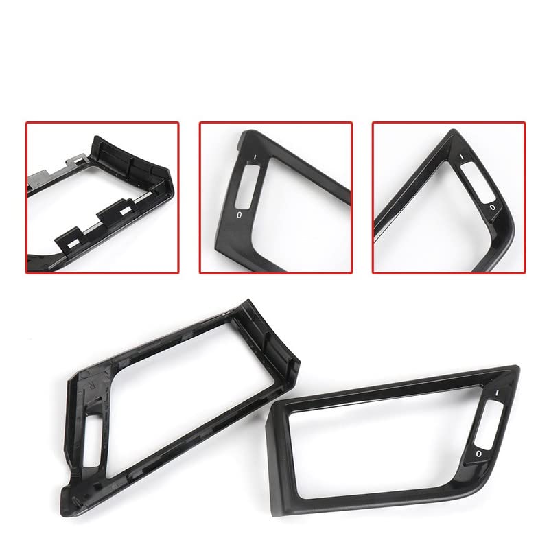 Car Craft X1 Ac Vent Ac Vent Frame Compatible With Bmw X1 Ac Vent Ac Vent Frame X1 E84 2010-2016 Left Piano Black