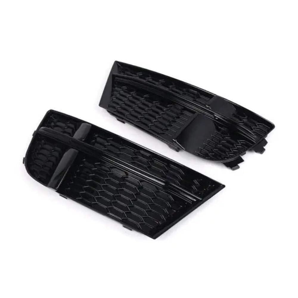 Car Craft Compatible With Audi A3 2015-2017 S Line Bumper Fog Lamp Grill Frame Cover