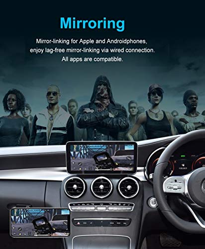Car Craft Carplay Wireless Apple Carplay Al Box Android Navigation DVD Player Android Auto Compatible with BMW Compatible with Merceds Compatible with Audi Compatible with Range Rover