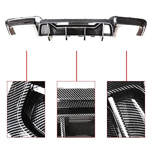 Car Craft M5 After Lip Bumper Lip Rear Diffuser Compatible With Bmw 5 Series F10 2010-2017 M5 After Lip Bumper Lip Rear Diffuser M5 Carbon Fiber Look
