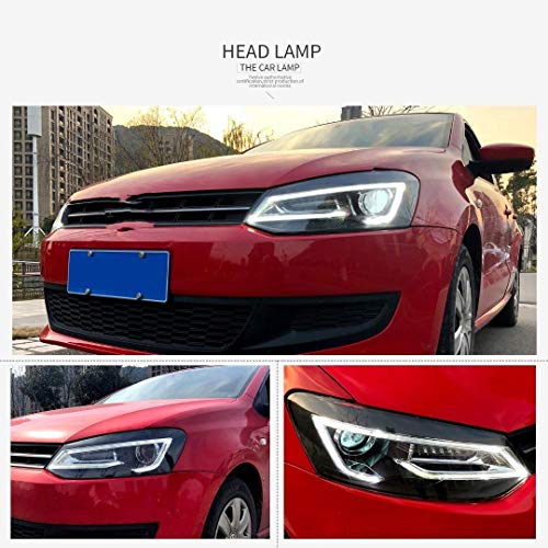 Car Craft Polo Headlight Compatible With Volkswagen Polo Headlight Polo 2010-2018 Vento 2010-2018 Led Metrix Headlight