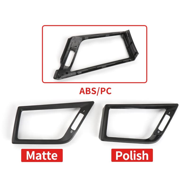 Car Craft X1 Ac Vent Ac Vent Frame Compatible With Bmw X1 Ac Vent Ac Vent Frame X1 E84 2010-2016 Left Piano Black