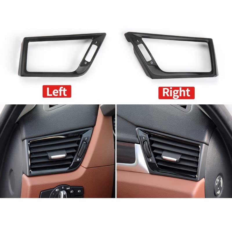 Car Craft X1 Ac Vent Ac Vent Frame Compatible With Bmw X1 Ac Vent Ac Vent Frame X1 E84 2010-2016 Left Matt Black