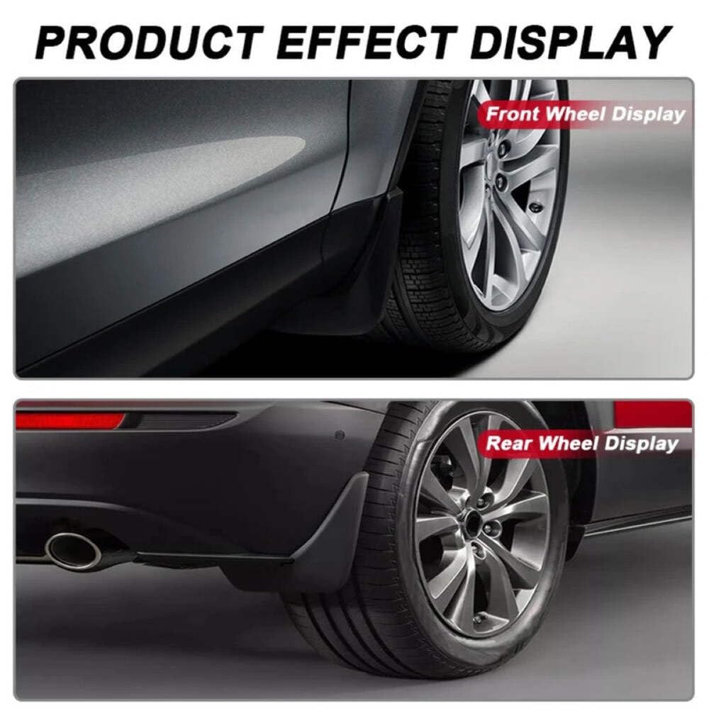 Car Craft Compatible With Audi A3 2021 Car Tyre Mudflaps Mud Flap Mud Guard Fender Splash Guard Ty-au2027 CC-7602