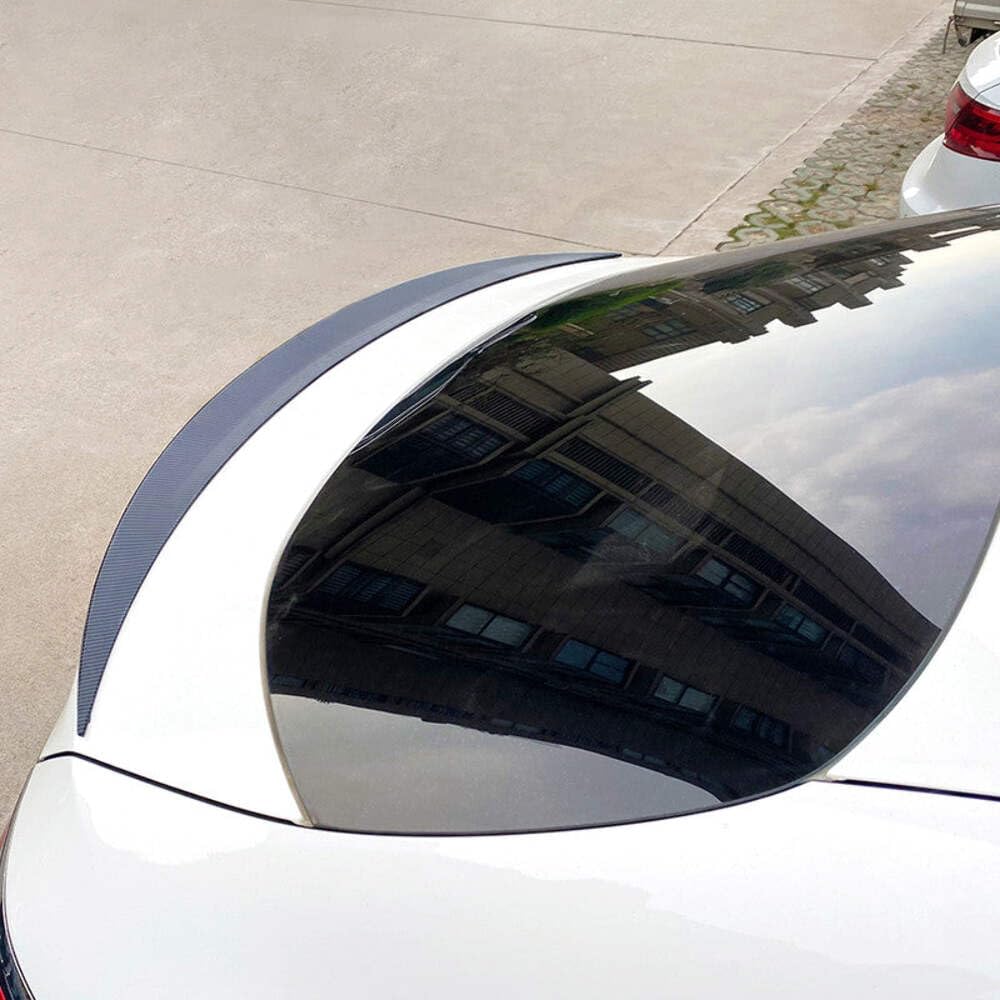 Car Craft Compatible With Mercedes Benz Glc Coupe W235 C253 2016-2022 Rear Boot Trunk Wing Lip Spoiler Glossy Black Zst-062 Gb CC-6178