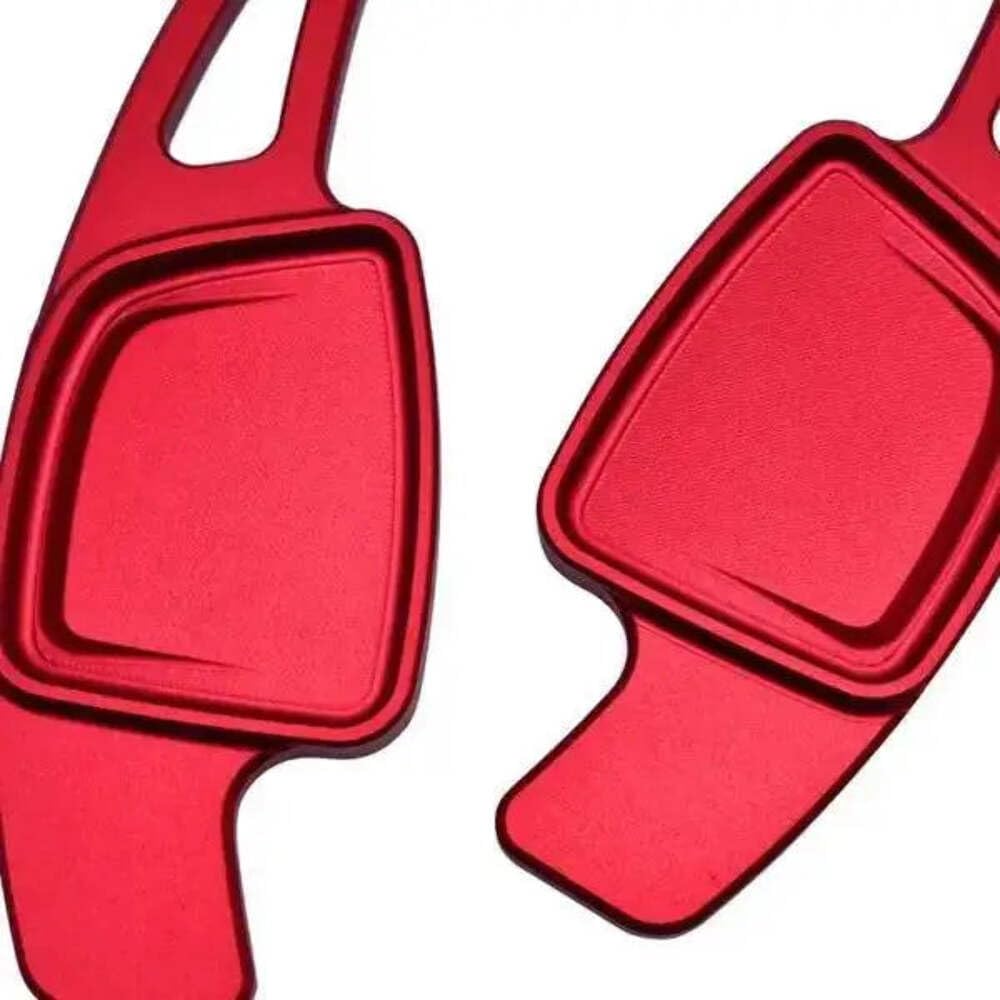 CAR CRAFT Paddle Shifter Compatible with Audi A3l 2021-2022 A4l 2020-2022 A5 2021-2022 A6l 2019-2022 A7 2019-2022 S4 2020-2022 Paddle Shifter Red Btbp-027 CC-2135
