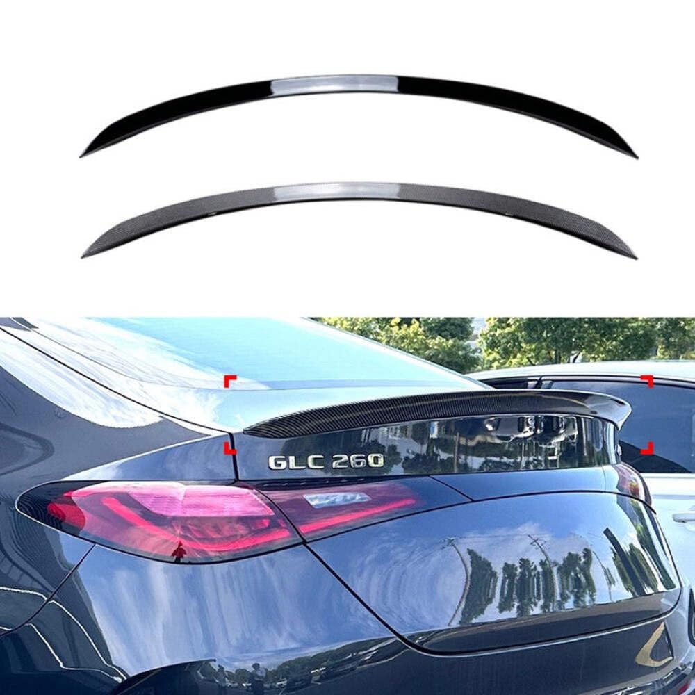 Car Craft Compatible With Mercedes Benz Glc Coupe C254 W254 X254 2024 + Rear Boot Trunk Wing Lip Spoiler Carbon Fiber Look Zst-802 Cf CC-6183