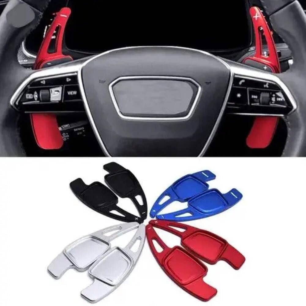CAR CRAFT Paddle Shifter Compatible with Audi A3l 2021-2022 A4l 2020-2022 A5 2021-2022 A6l 2019-2022 A7 2019-2022 S4 2020-2022 Paddle Shifter Black Btbp-027 CC-2136
