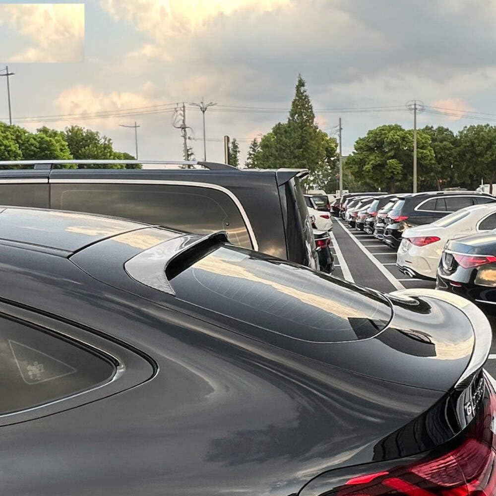Car Craft Compatible With Mercedes Benz Glc Coupe C254 W254 X254 2023 + Rear Roof Boot Trunk Wing Lip Spoiler Carbon Fiber Look Zst-863 Cf CC-6185
