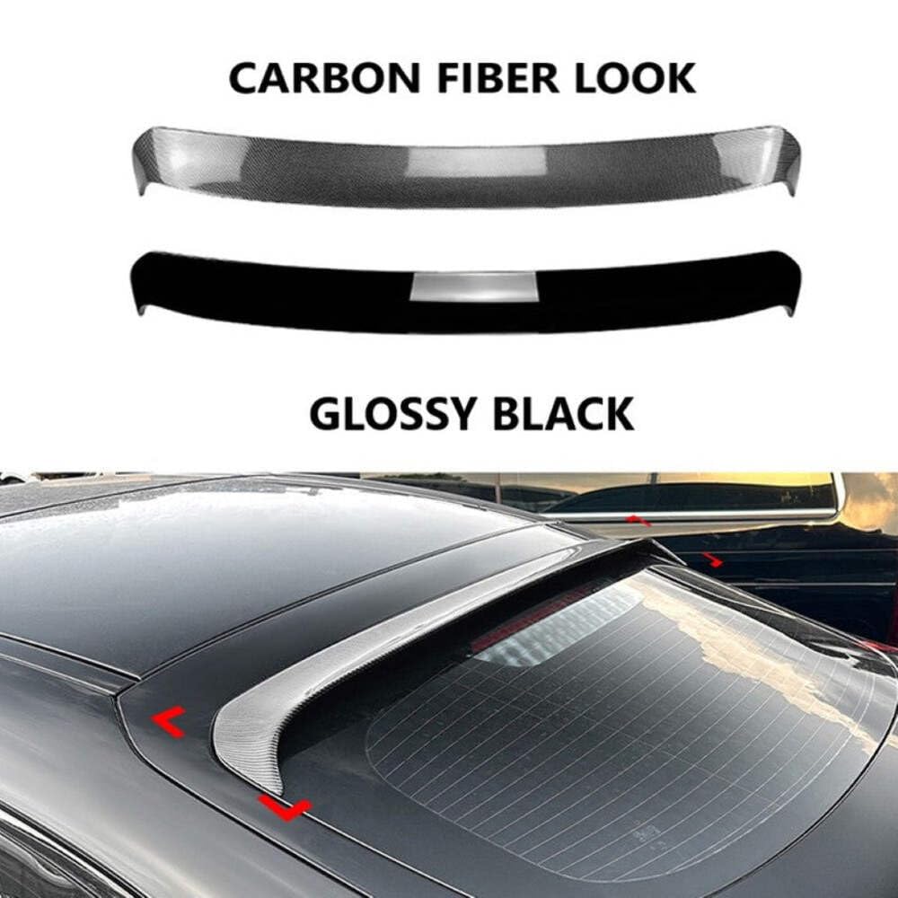 Car Craft Compatible With Mercedes Benz Glc Coupe C254 W254 X254 2023 + Rear Roof Boot Trunk Wing Lip Spoiler Carbon Fiber Look Zst-863 Cf CC-6185