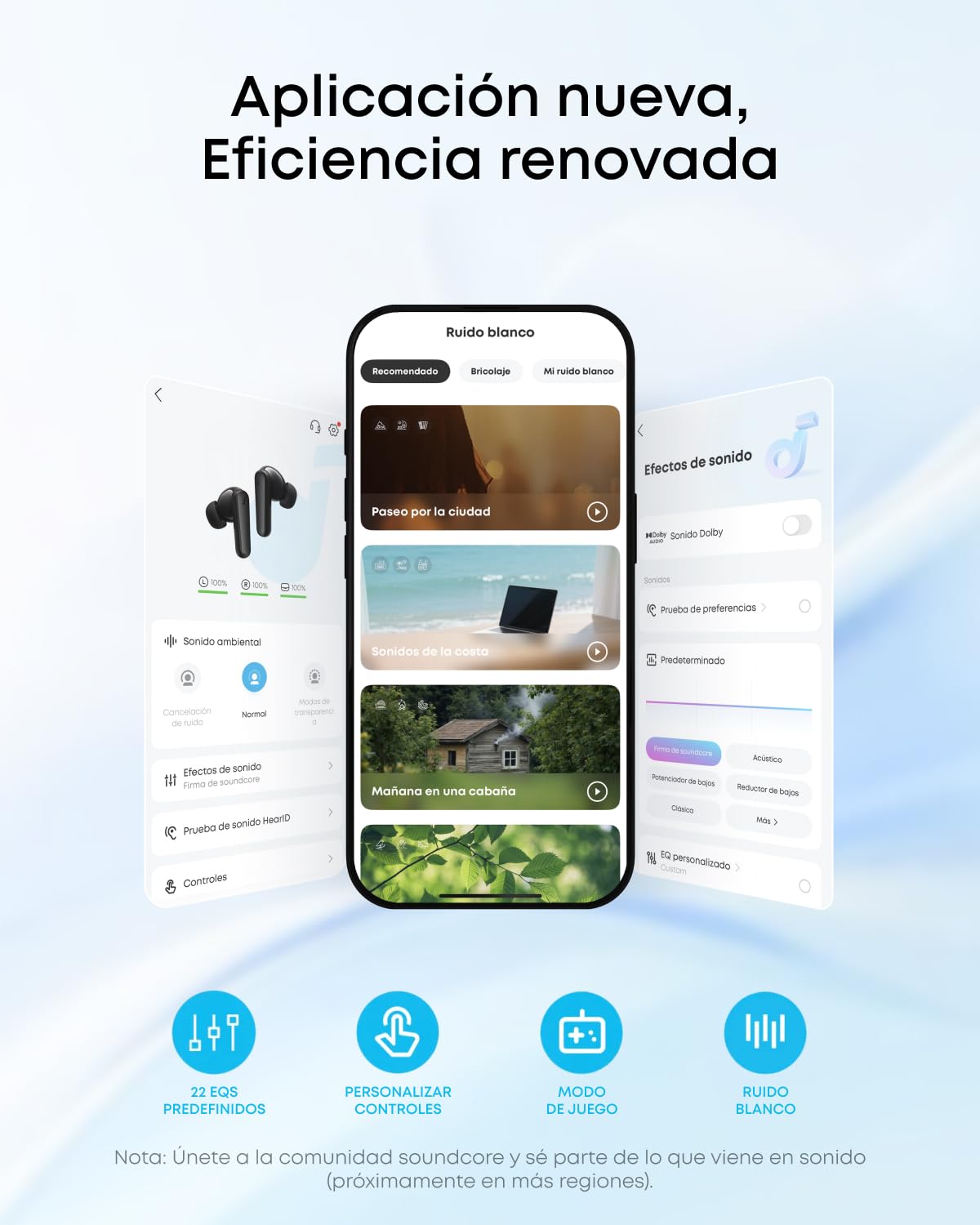 Soundcore by Anker P30i Audífonos Inalámbricos - Azul