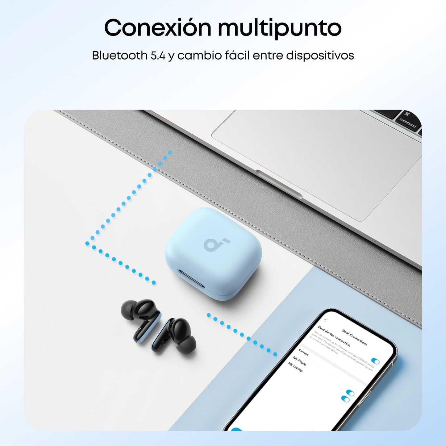 Soundcore by Anker P30i Audífonos Inalámbricos - Azul