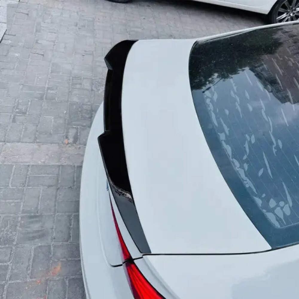 Car Craft Compatible with Audi A3 S3 8v 2014-2020 Rear Trunk Boot Lip Wing Spoiler Zst-823 Gb Glossy Black