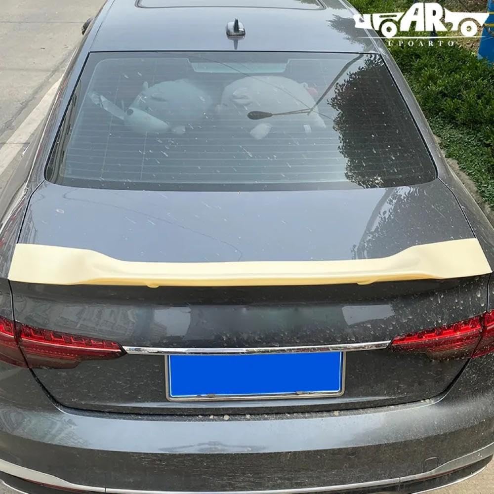 Car Craft Compatible with Audi A4 B9 2017-2022 Trunk Spoiler R Glossy Black AR-ADI-038 CC-2367