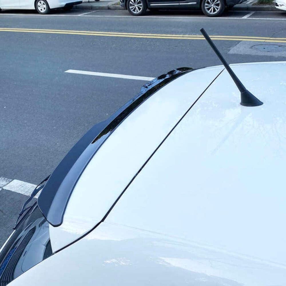 Car Craft Compatible With Volkswagen Polo Mk5 6r 6c 2009-2024 Rear Trunk Boot Roof Wing Lip Spoiler Splitter Skirts Max Style Zst Carbon Fiber Look CC-7154
