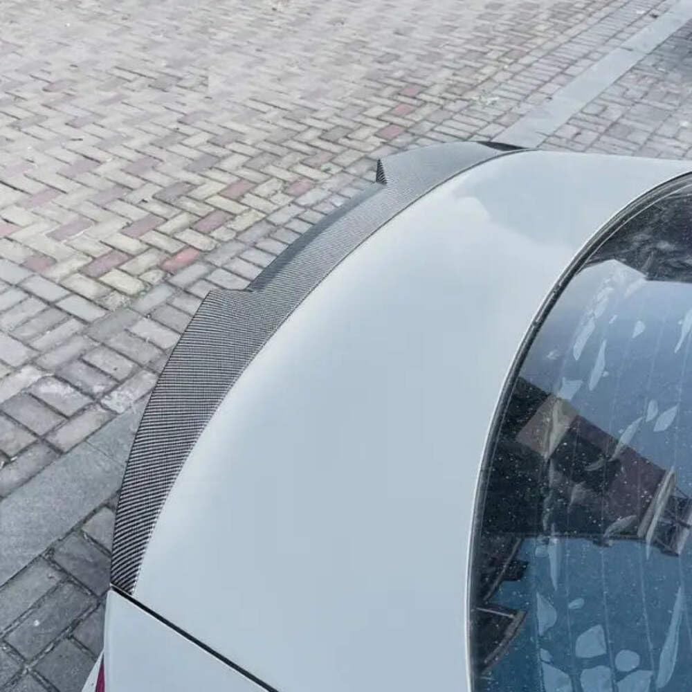 Car Craft Compatible with Audi A3 S3 8v 2014-2020 Rear Trunk Boot Lip Wing Spoiler Zst-823 Cf Carbon Fiber Look